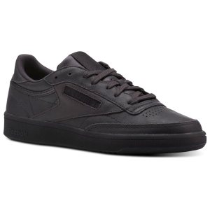 Adidasy Damskie Reebok Club C 85 Fioletowe/Czarne PL 95EIFMQ